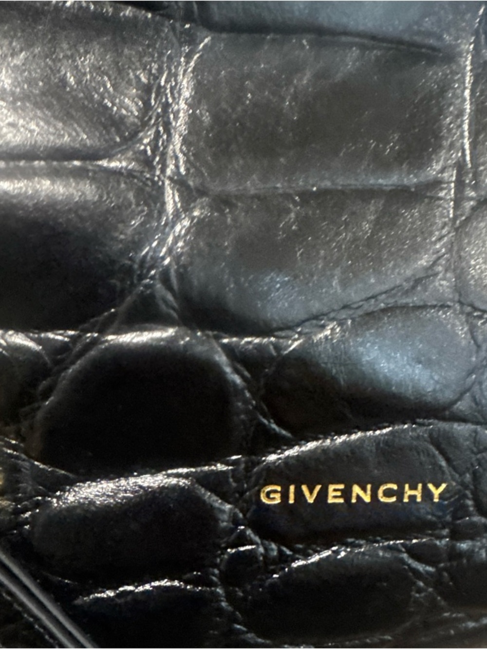 Givenchy Black Quilted Leather Shoulder Bag/Gold Hardware/NEVER USED! DISCOUNTED - Picture 9 of 16